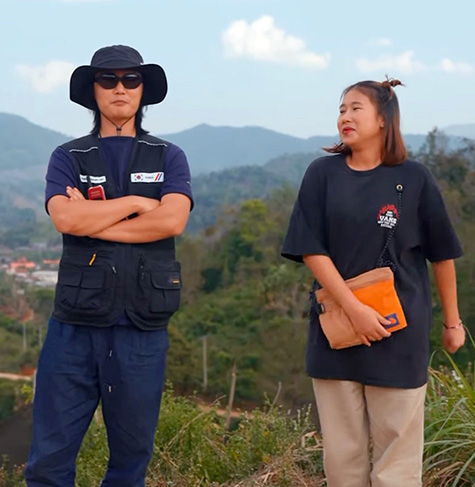 치앙라이 산속에서 숏츠에 미친자