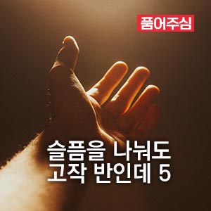 슬픔을 나눠도 고작 반인데 5