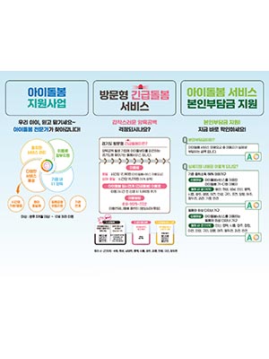 출장이나 야근 등 갑작스럽게 아이를 돌볼 수 없는 상황이라면? 🍼 경기도 아이돌봄 서비스를 이용하세요