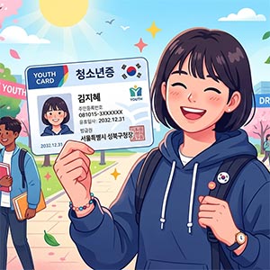 청소년이라면 ‘청소년증’으로 신분 확인하고 혜택도 누려요